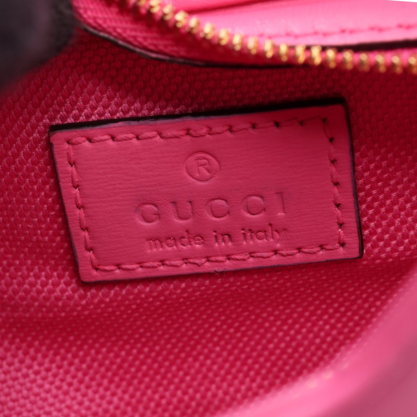 ムーンサイド ミニ GGキャンバス ワンショルダーバッグ キャンバス レザー ピンク グッチ バッグ GUCCI