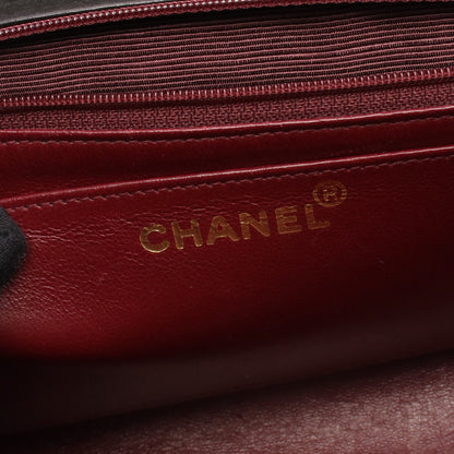 マトラッセ 親子バッグ ハンドバッグ ラムスキン ブラック ゴールド金具 ヴィンテージ シャネル バッグ CHANEL