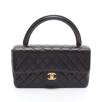 マトラッセ 親子バッグ ハンドバッグ ラムスキン ブラック ゴールド金具 ヴィンテージ シャネル バッグ CHANEL