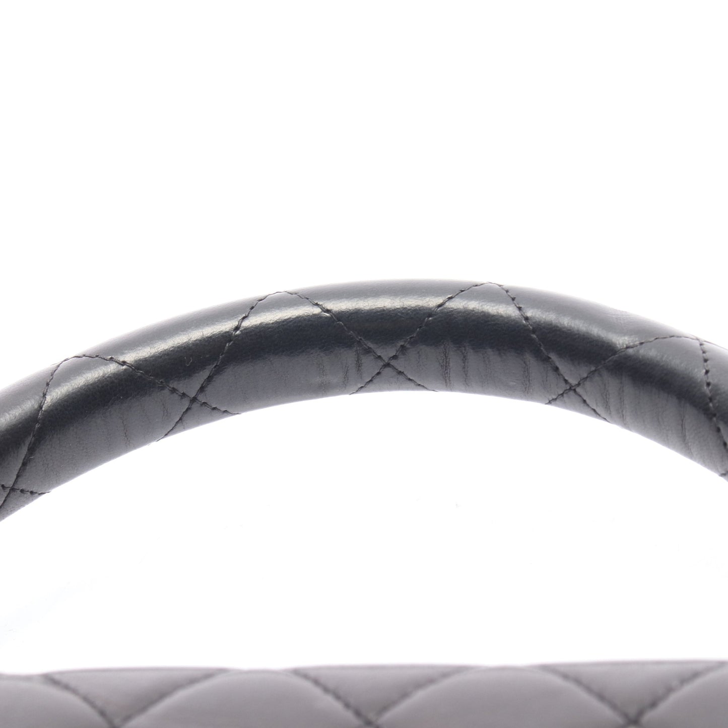 マトラッセ 親子バッグ ハンドバッグ ラムスキン ブラック ゴールド金具 ヴィンテージ シャネル バッグ CHANEL