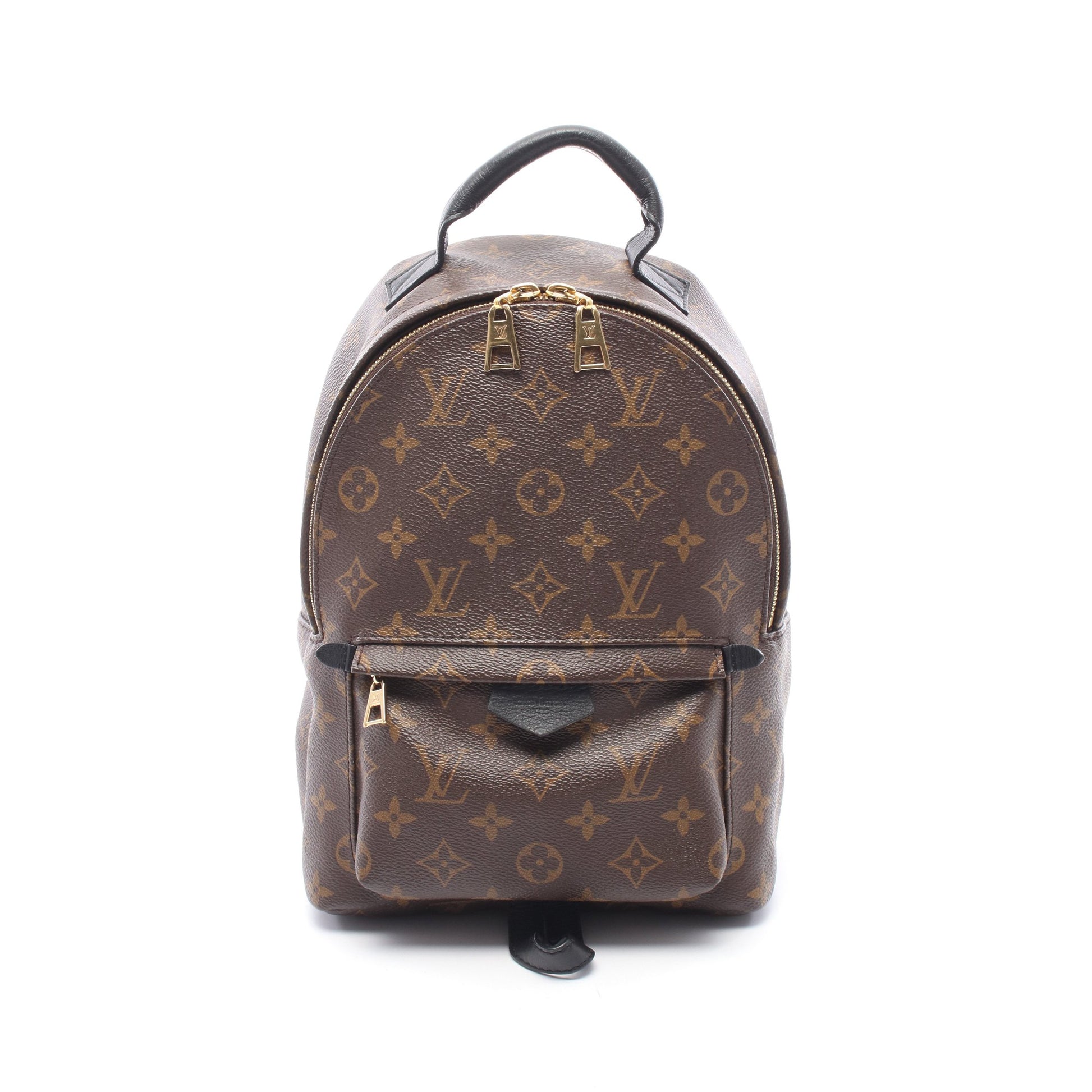 パームスプリングス バックパックPM モノグラム リュックサック PVC レザー ブラウン ブラック ルイヴィトン バッグ LOUIS VUITTON
