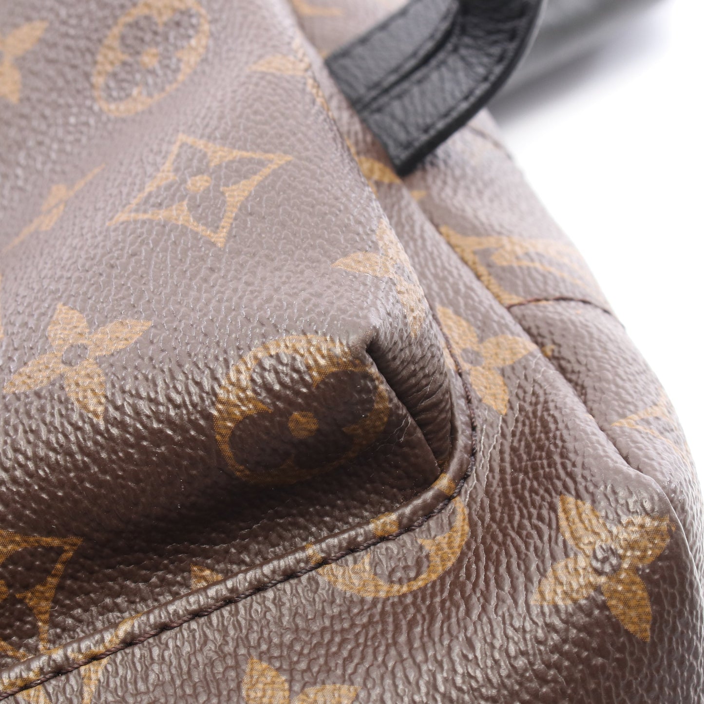 パームスプリングス バックパックPM モノグラム リュックサック PVC レザー ブラウン ブラック ルイヴィトン バッグ LOUIS VUITTON