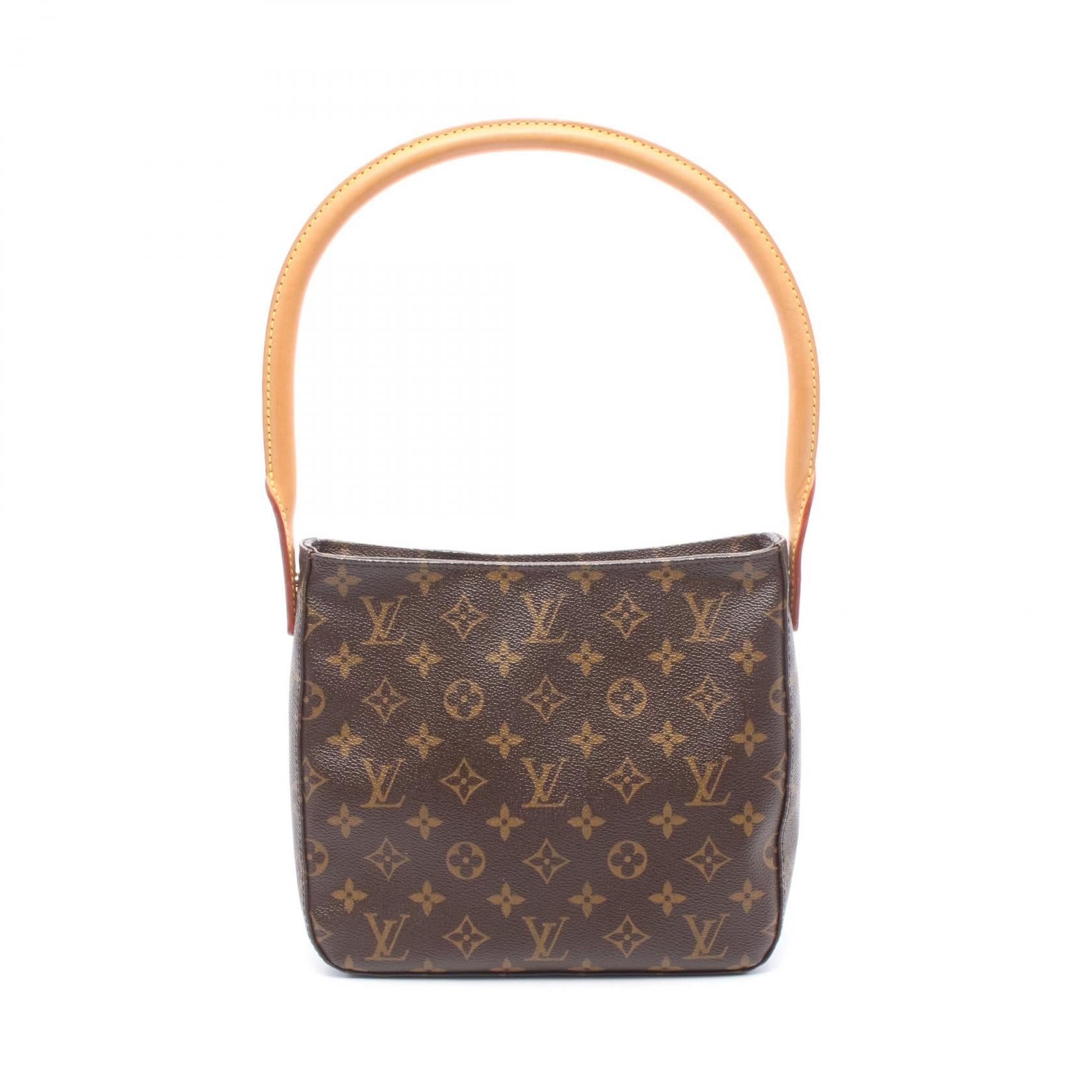 ルーピングMM モノグラム ショルダーバッグ PVC レザー ブラウン ルイヴィトン バッグ LOUIS VUITTON