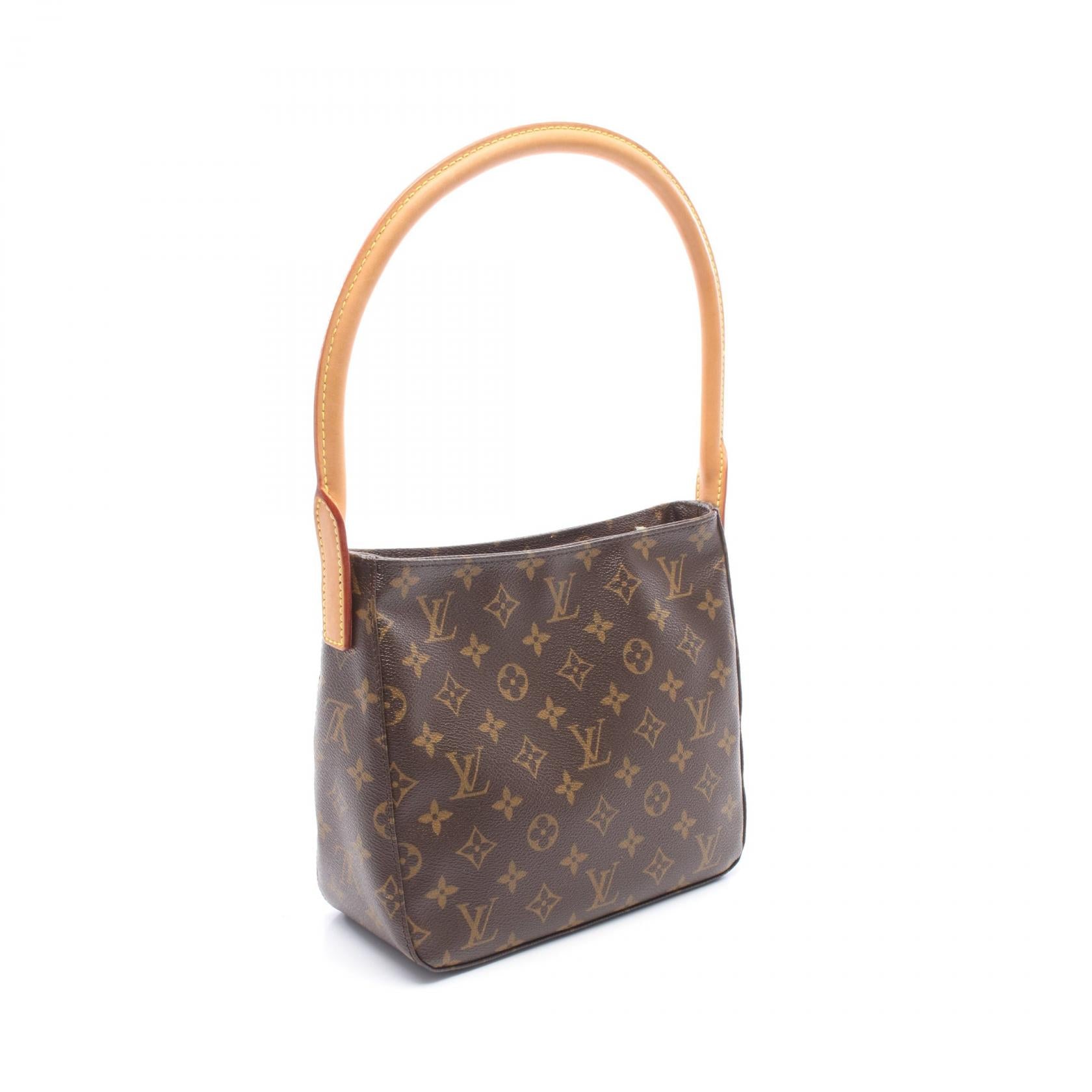 ルーピングMM モノグラム ショルダーバッグ PVC レザー ブラウン ルイヴィトン バッグ LOUIS VUITTON