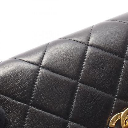 マトラッセ ターンロック チェーン バックパック リュックサック ラムスキン ブラック ゴールド金具 シャネル バッグ CHANEL