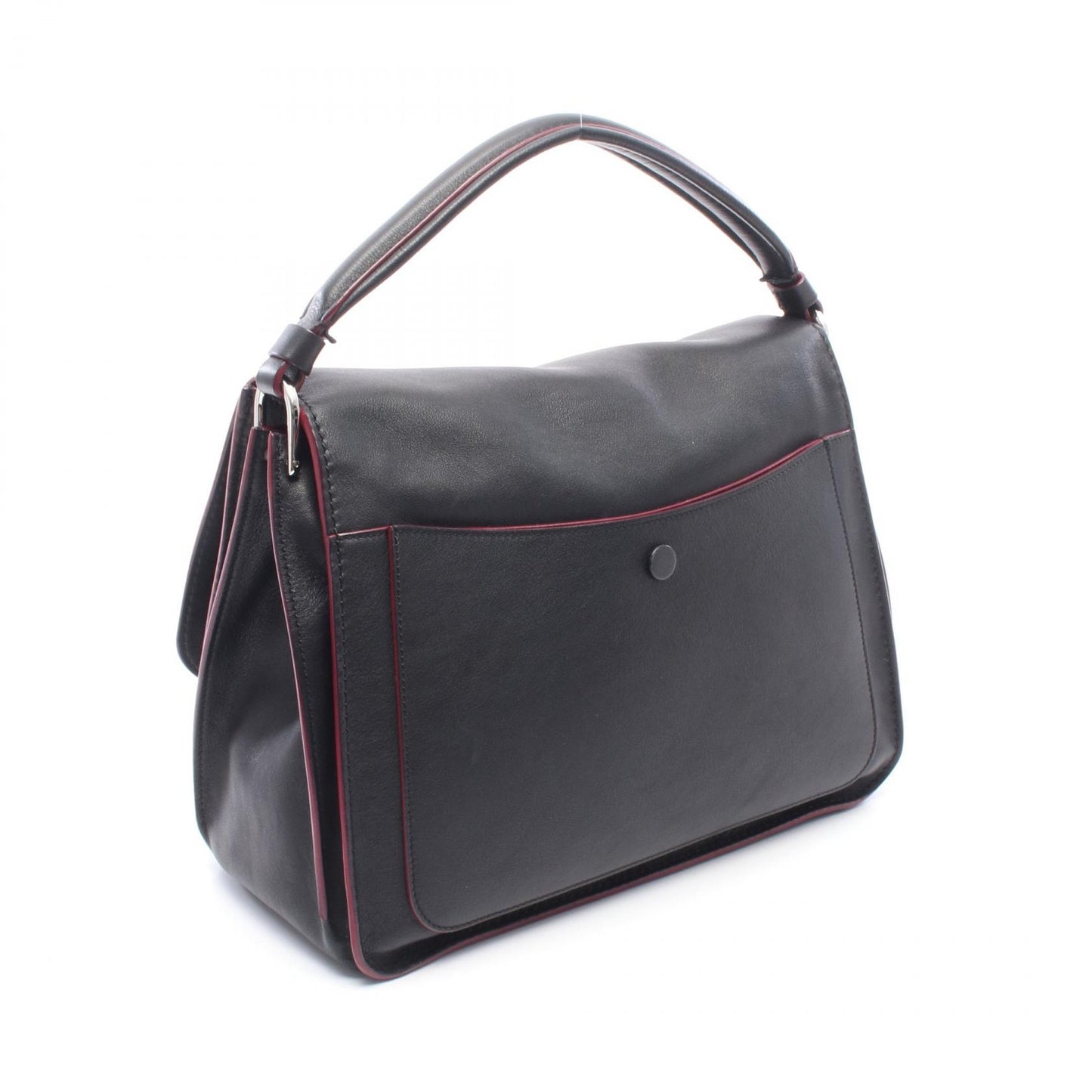 ダブルT 2WAY ハンドバッグ レザー ブラック トッズ バッグ TOD'S