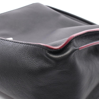ダブルT 2WAY ハンドバッグ レザー ブラック トッズ バッグ TOD'S