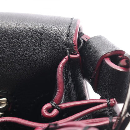 ダブルT 2WAY ハンドバッグ レザー ブラック トッズ バッグ TOD'S