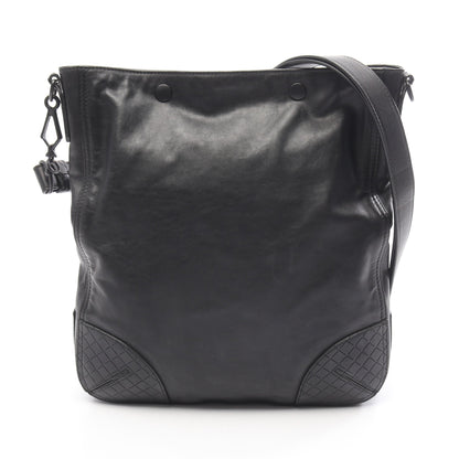 スコルピート ショルダーバッグ レザー ブラック ボッテガヴェネタ バッグ BOTTEGA VENETA