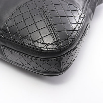 スコルピート ショルダーバッグ レザー ブラック ボッテガヴェネタ バッグ BOTTEGA VENETA