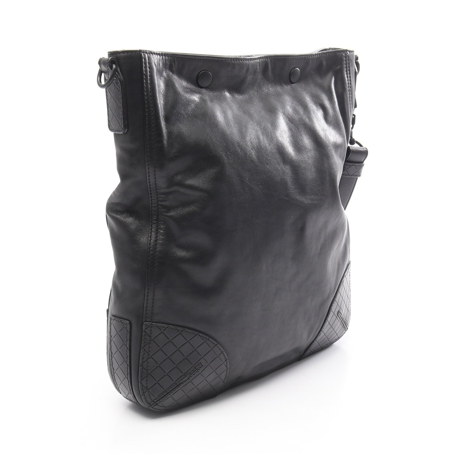 スコルピート ショルダーバッグ レザー ブラック ボッテガヴェネタ バッグ BOTTEGA VENETA