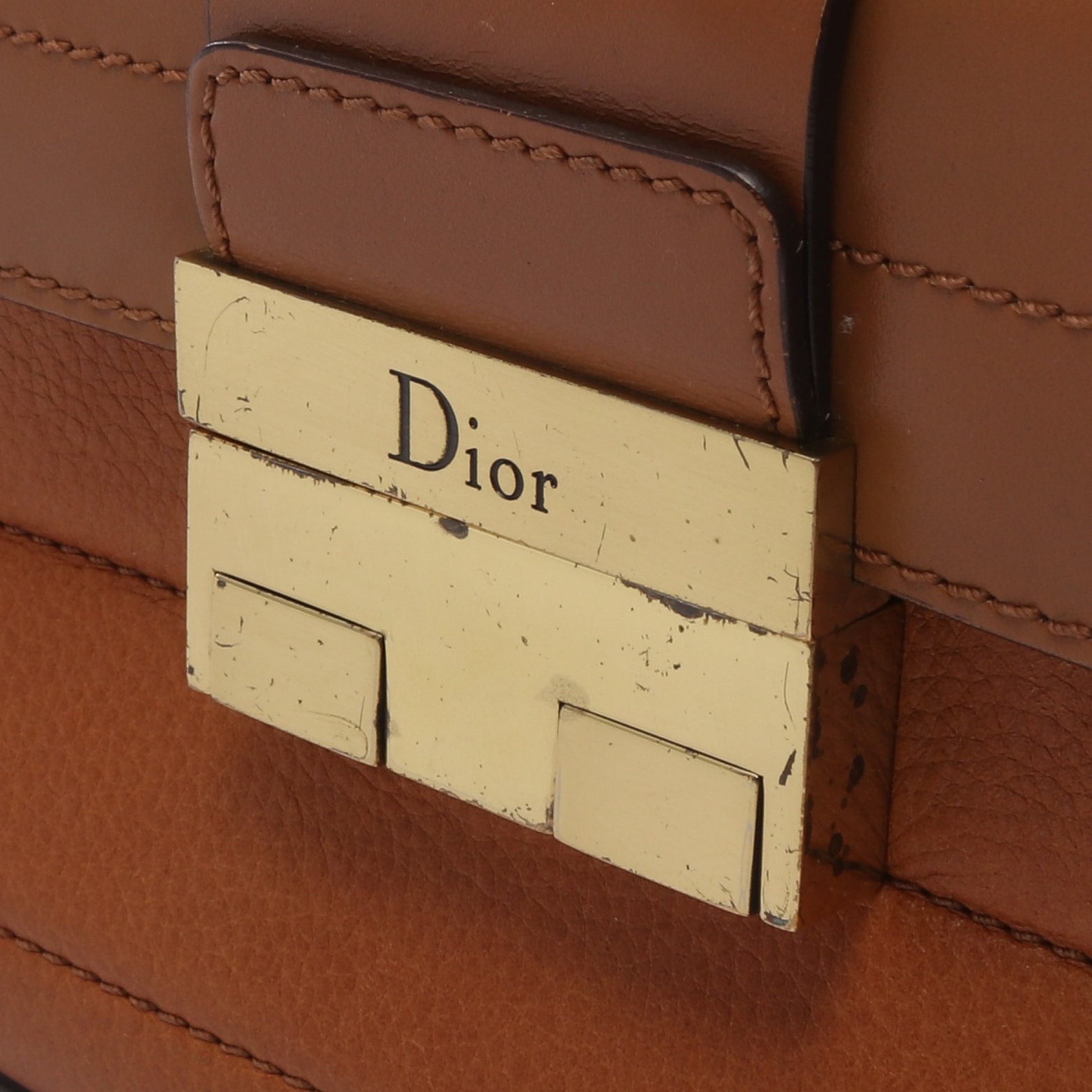ストリートシック コロンバス ショルダーバッグ レザー ライトブラウン クリスチャンディオール バッグ Christian Dior