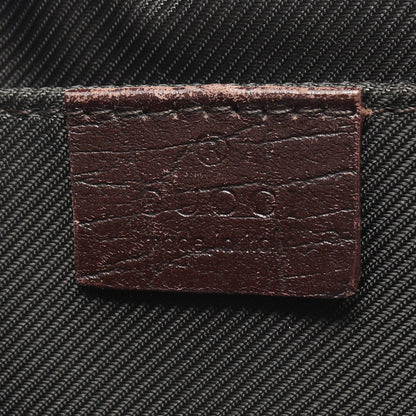 GGスプリーム ショルダーバッグ PVC レザー ベージュ ダークブラウン グッチ バッグ GUCCI