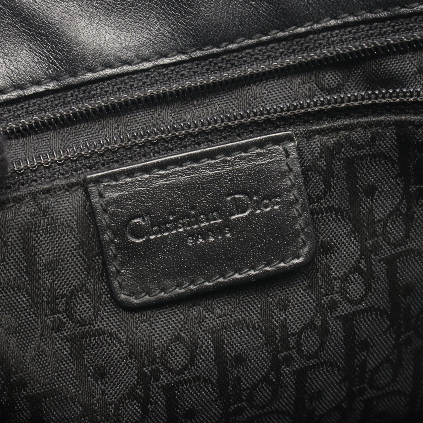 ストリートシック ショルダーバッグ レザー ブラック クリスチャンディオール バッグ Christian Dior