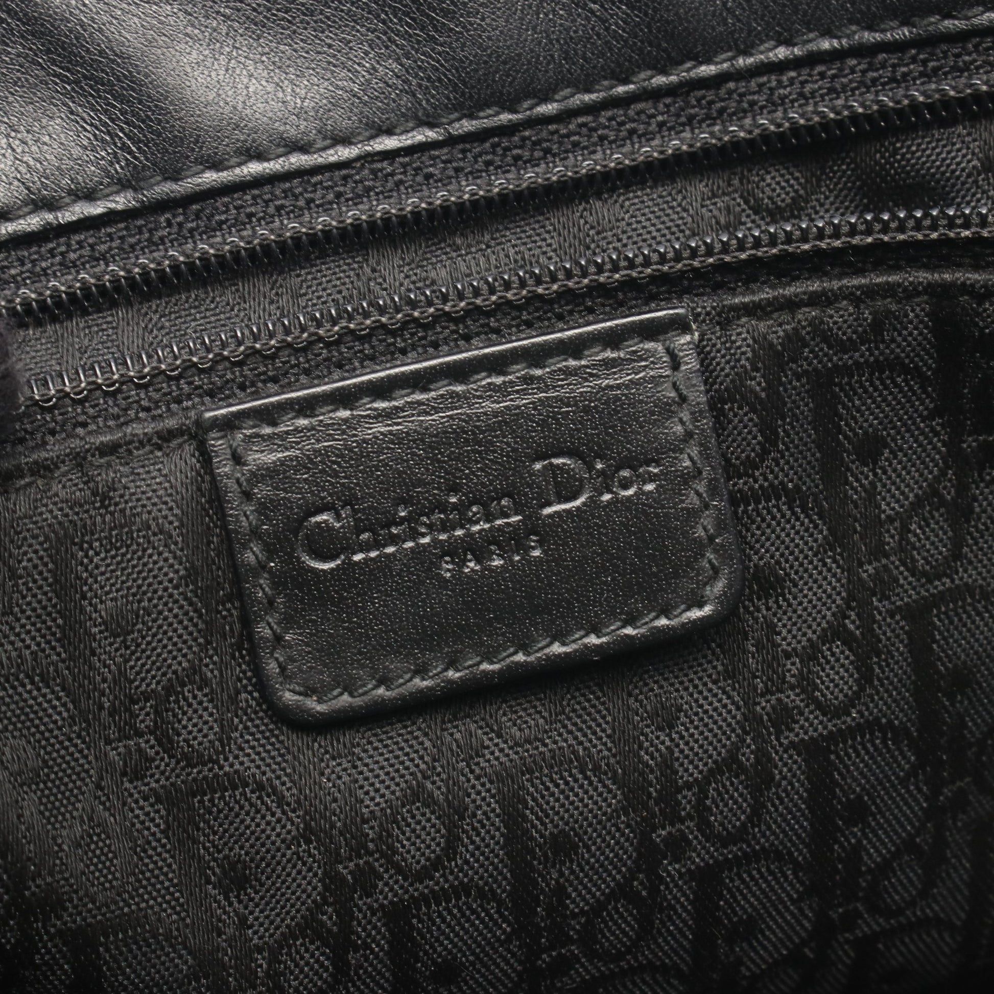 ストリートシック ショルダーバッグ レザー ブラック クリスチャンディオール バッグ Christian Dior