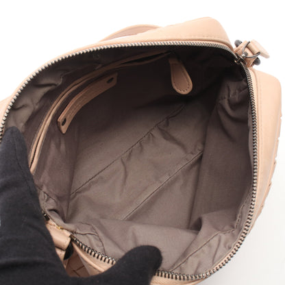 イントレチャート ショルダーバッグ レザー ピンクベージュ ボッテガヴェネタ バッグ BOTTEGA VENETA