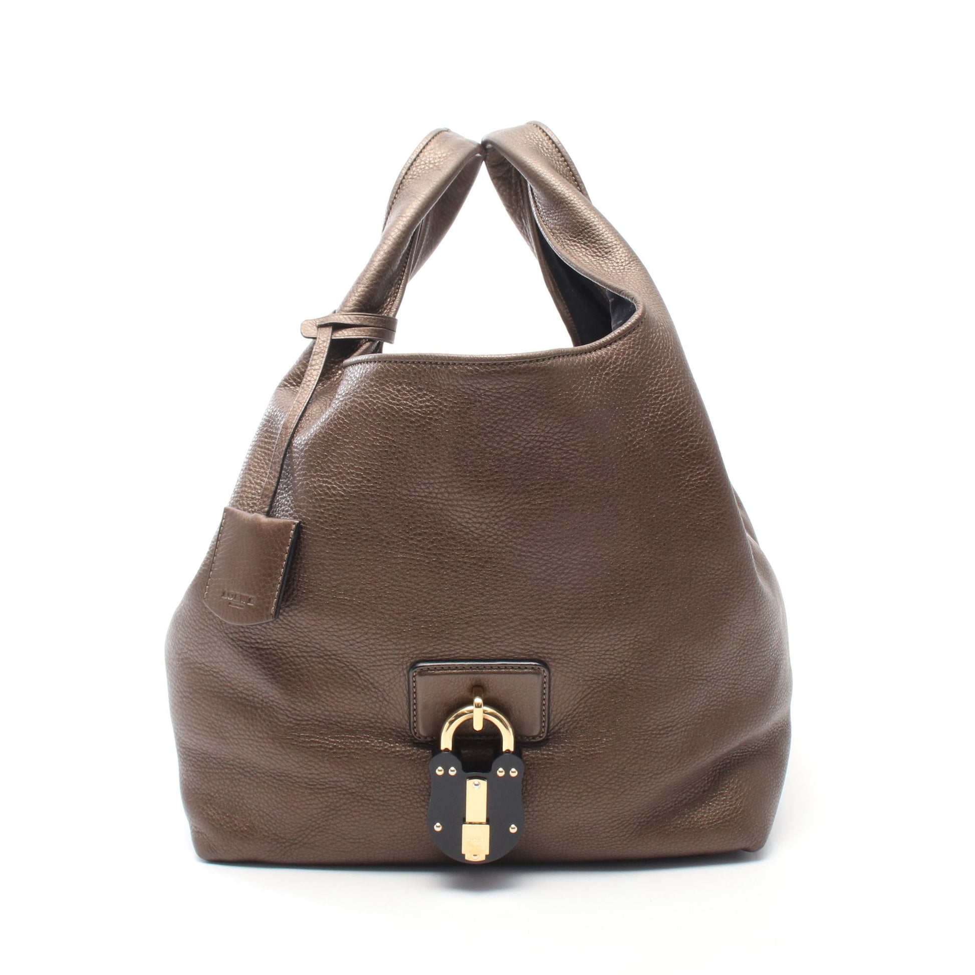 カリエGM ハンドバッグ トートバッグ レザー ブロンズ ロエベ バッグ LOEWE