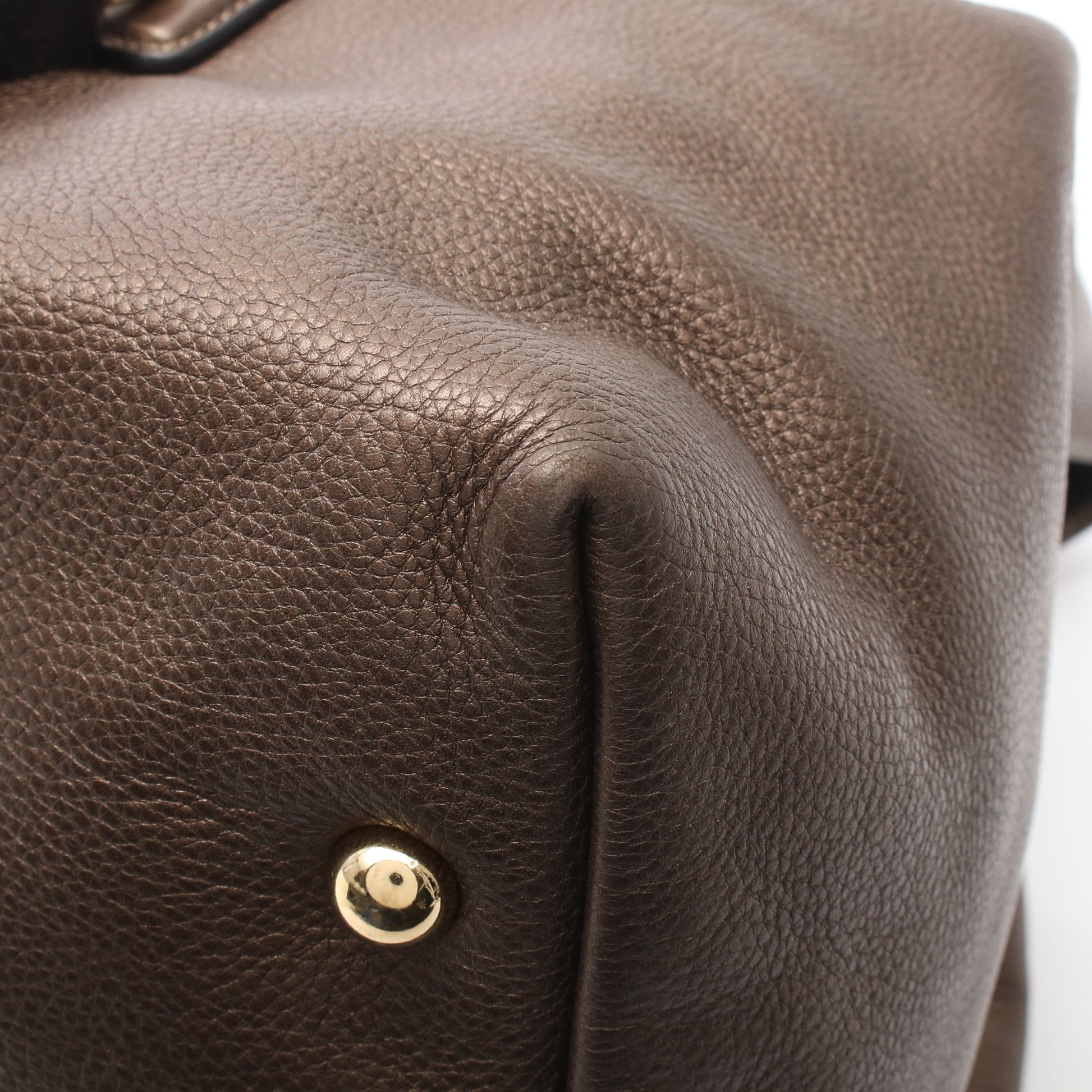 カリエGM ハンドバッグ トートバッグ レザー ブロンズ ロエベ バッグ LOEWE