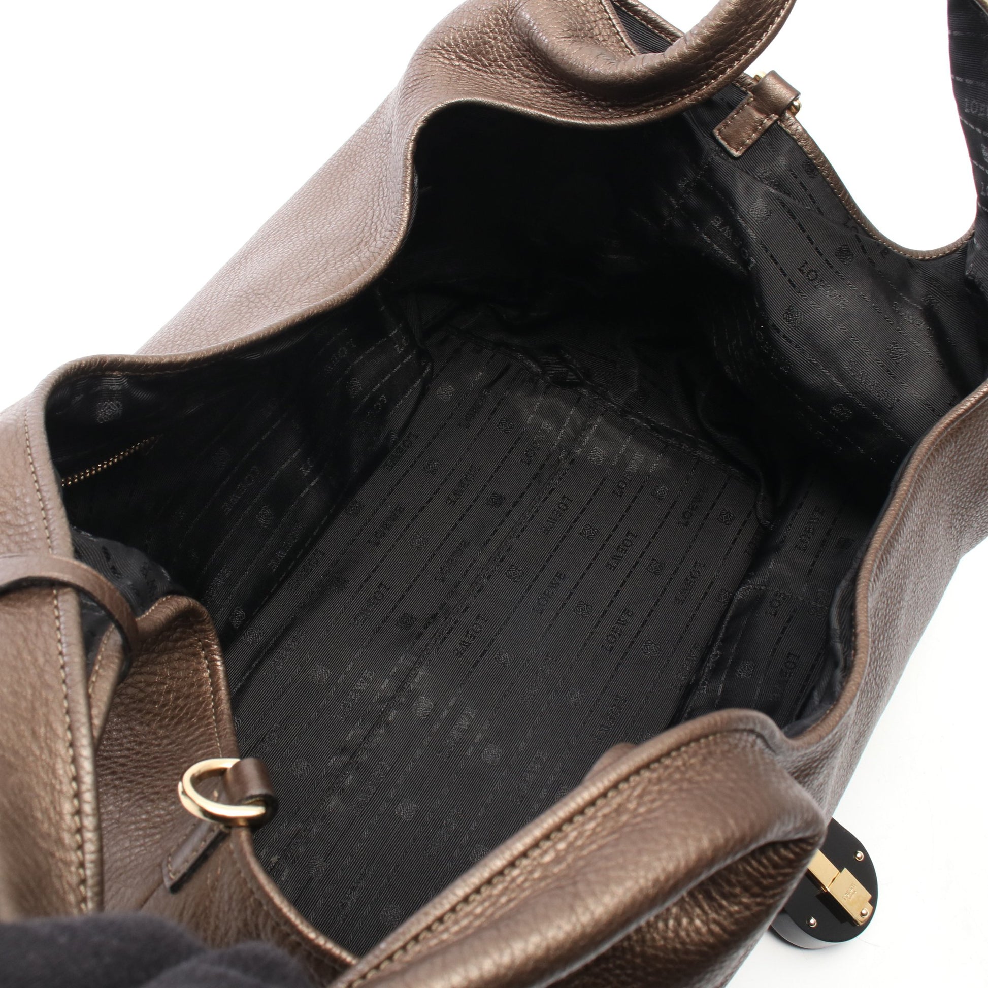 カリエGM ハンドバッグ トートバッグ レザー ブロンズ ロエベ バッグ LOEWE