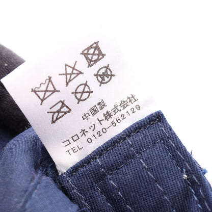 スカル刺繍 チェック キャップ コットン ピンク マルチカラー ルシアンペラフィネ