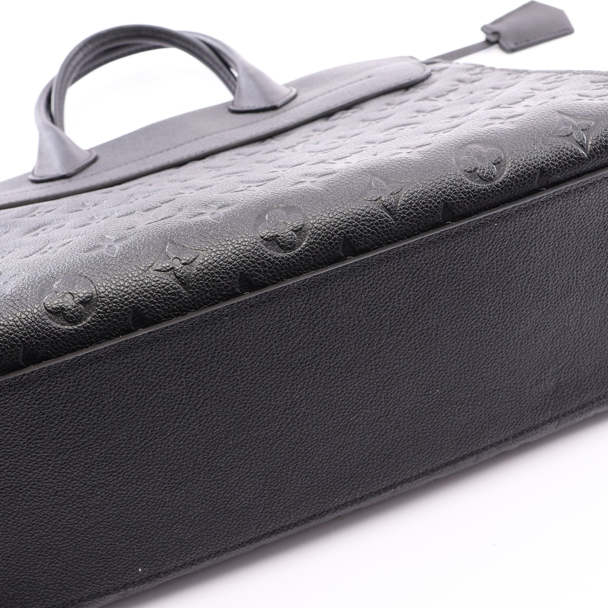 ポンヌフGM モノグラムアンプラント ノワール 2WAY ハンドバッグ レザー ブラック ルイヴィトン バッグ LOUIS VUITTON