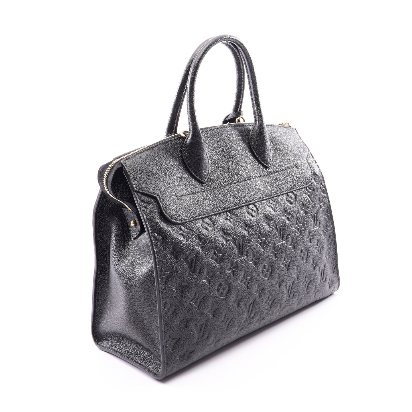ポンヌフGM モノグラムアンプラント ノワール 2WAY ハンドバッグ レザー ブラック ルイヴィトン バッグ LOUIS VUITTON