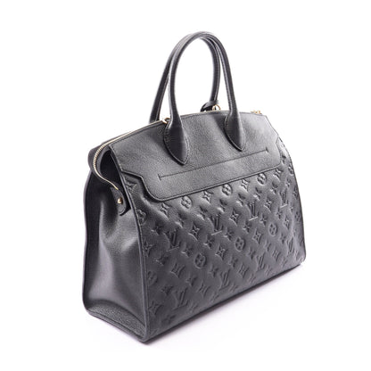 ポンヌフGM モノグラムアンプラント ノワール 2WAY ハンドバッグ レザー ブラック ルイヴィトン バッグ LOUIS VUITTON