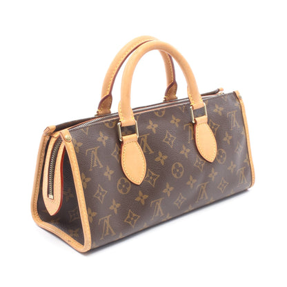 ポパンクール モノグラム ハンドバッグ PVC レザー ブラウン ルイヴィトン バッグ LOUIS VUITTON