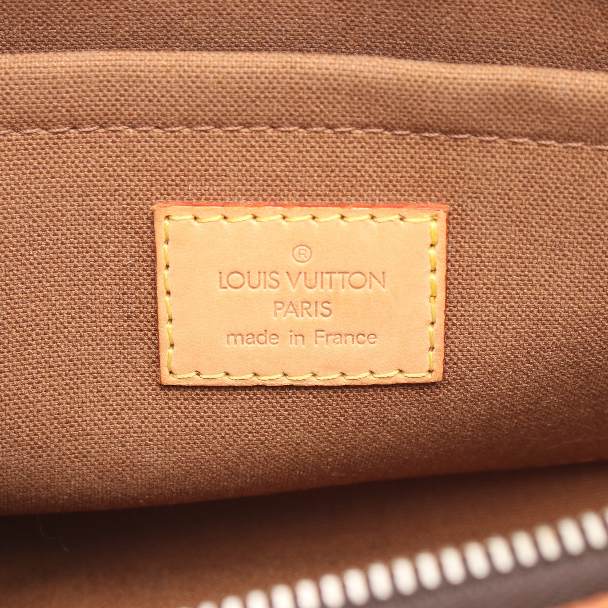 ポパンクール モノグラム ハンドバッグ PVC レザー ブラウン ルイヴィトン バッグ LOUIS VUITTON