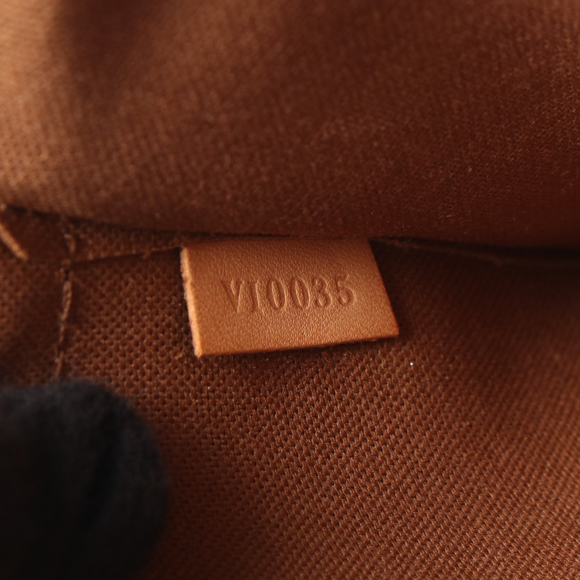 ポパンクール モノグラム ハンドバッグ PVC レザー ブラウン ルイヴィトン バッグ LOUIS VUITTON
