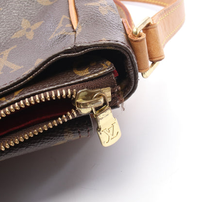 ヴィバシテPM モノグラム ショルダーバッグ PVC レザー ブラウン ルイヴィトン バッグ LOUIS VUITTON