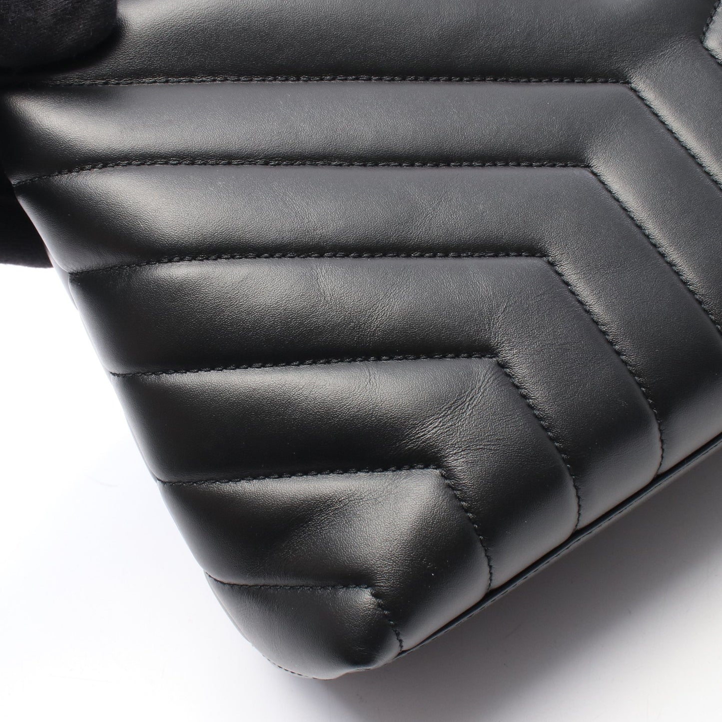 ルル ミディアム チェーンショルダーバッグ チェーントートバッグ レザー ブラック サンローランパリ バッグ SAINT LAURENT PARIS