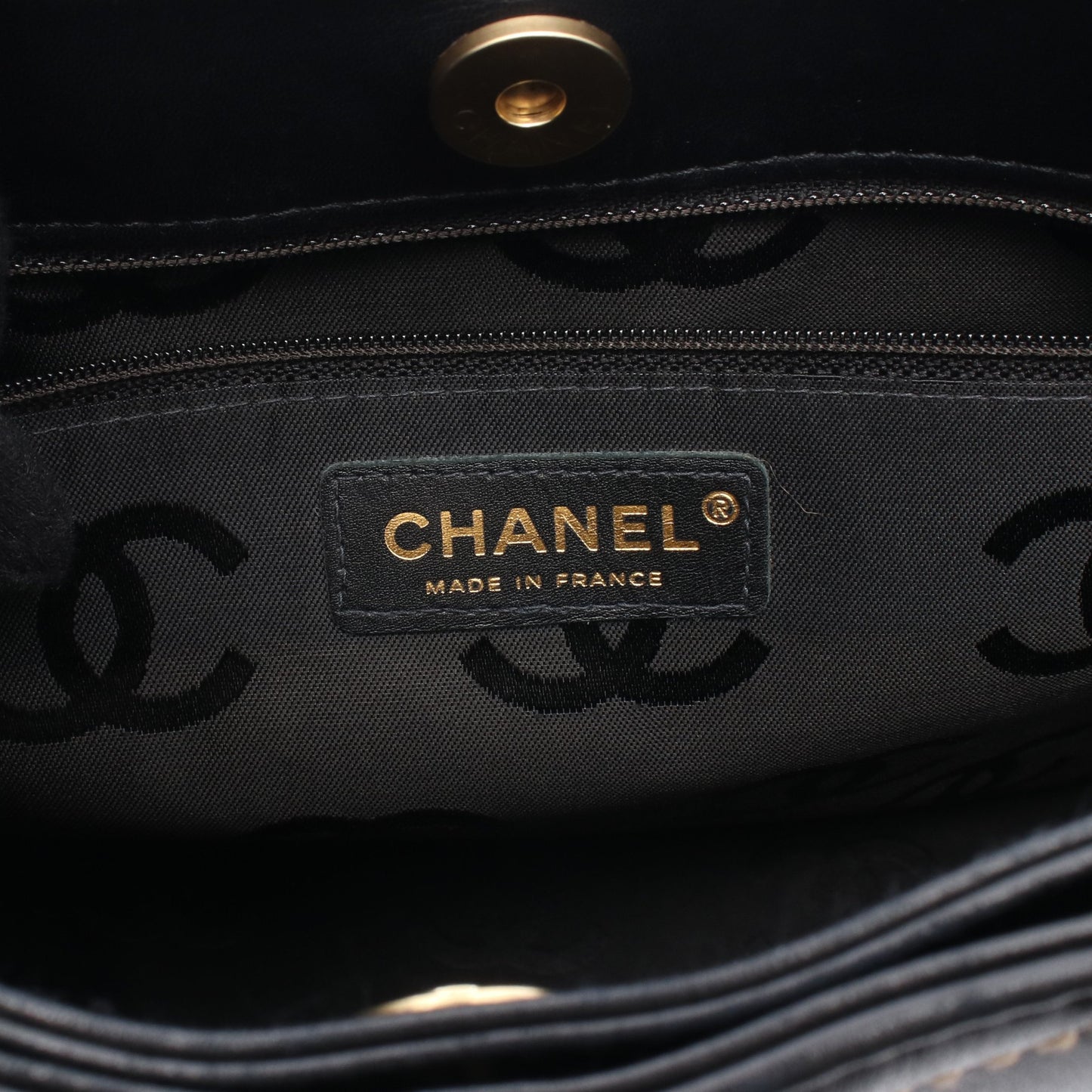 ワイルドステッチ ハンドバッグ トートバッグ レザー ブラック ゴールド金具 シャネル バッグ CHANEL