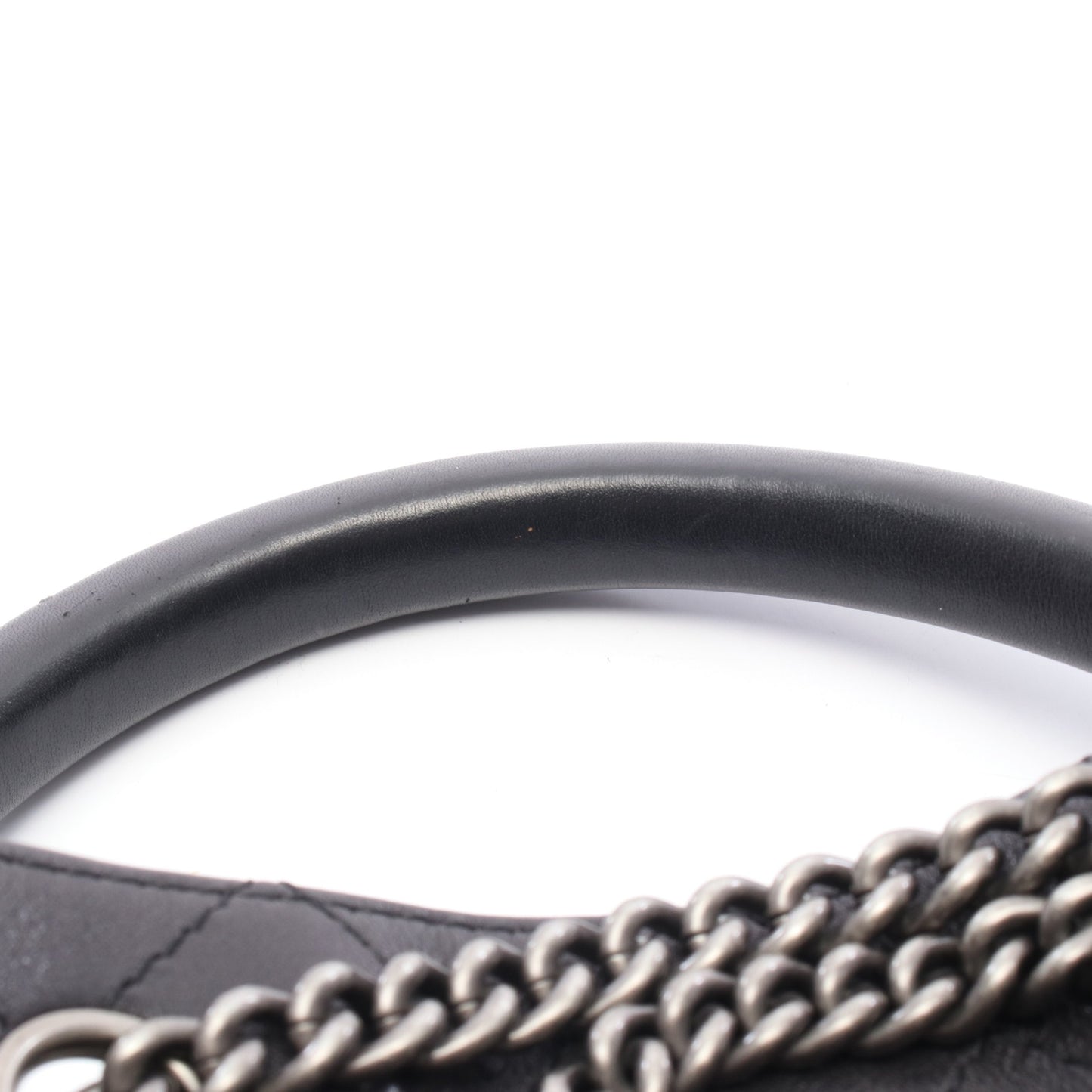 マトラッセ チェーン バックパック リュックサック レザー ブラック シルバー金具 シャネル バッグ CHANEL