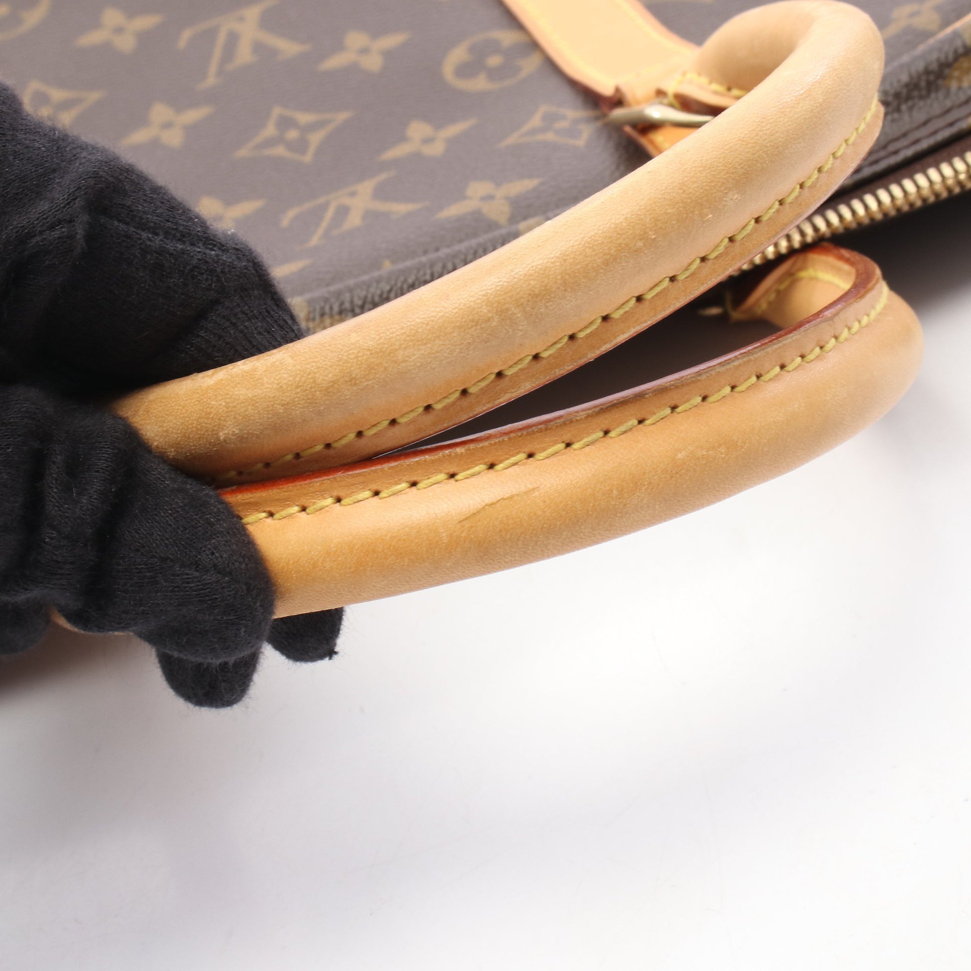 ポルトドキュマン ヴォワヤージュ モノグラム ブリーフケース ビジネスバッグ PVC レザー ブラウン ルイヴィトン バッグ LOUIS VUITTON