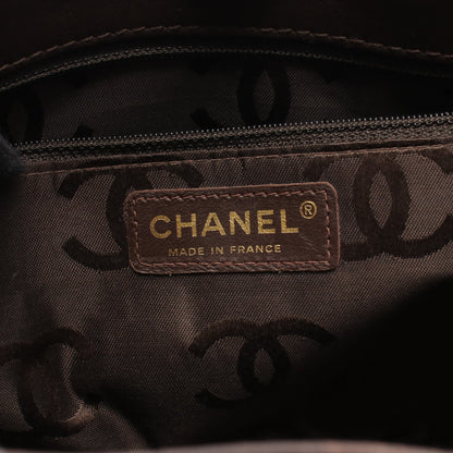 ワイルドステッチ ハンドバッグ トートバッグ レザー ブラウン ゴールド金具 シャネル バッグ CHANEL