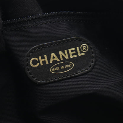 ココマーク 型押し ハンドバッグ トートバッグ ラムスキン ブラック ゴールド金具 シャネル バッグ CHANEL
