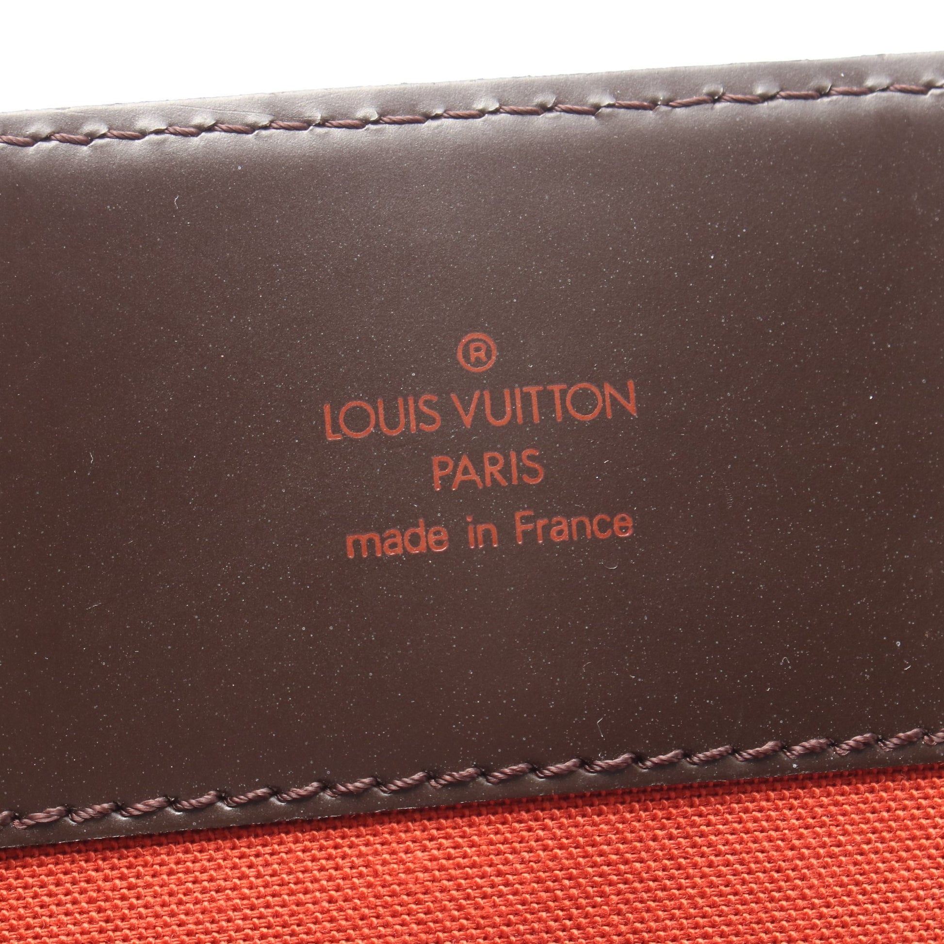 ブロードウェイ ダミエエベヌ ショルダーバッグ PVC レザー ブラウン ルイヴィトン バッグ LOUIS VUITTON