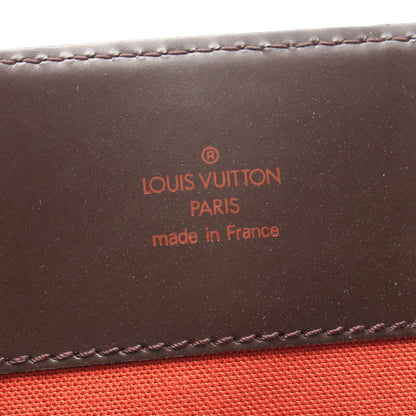 ブロードウェイ ダミエエベヌ ショルダーバッグ PVC レザー ブラウン ルイヴィトン バッグ LOUIS VUITTON