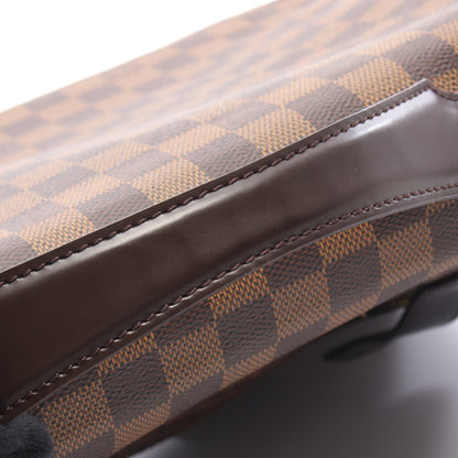 ブロードウェイ ダミエエベヌ ショルダーバッグ PVC レザー ブラウン ルイヴィトン バッグ LOUIS VUITTON