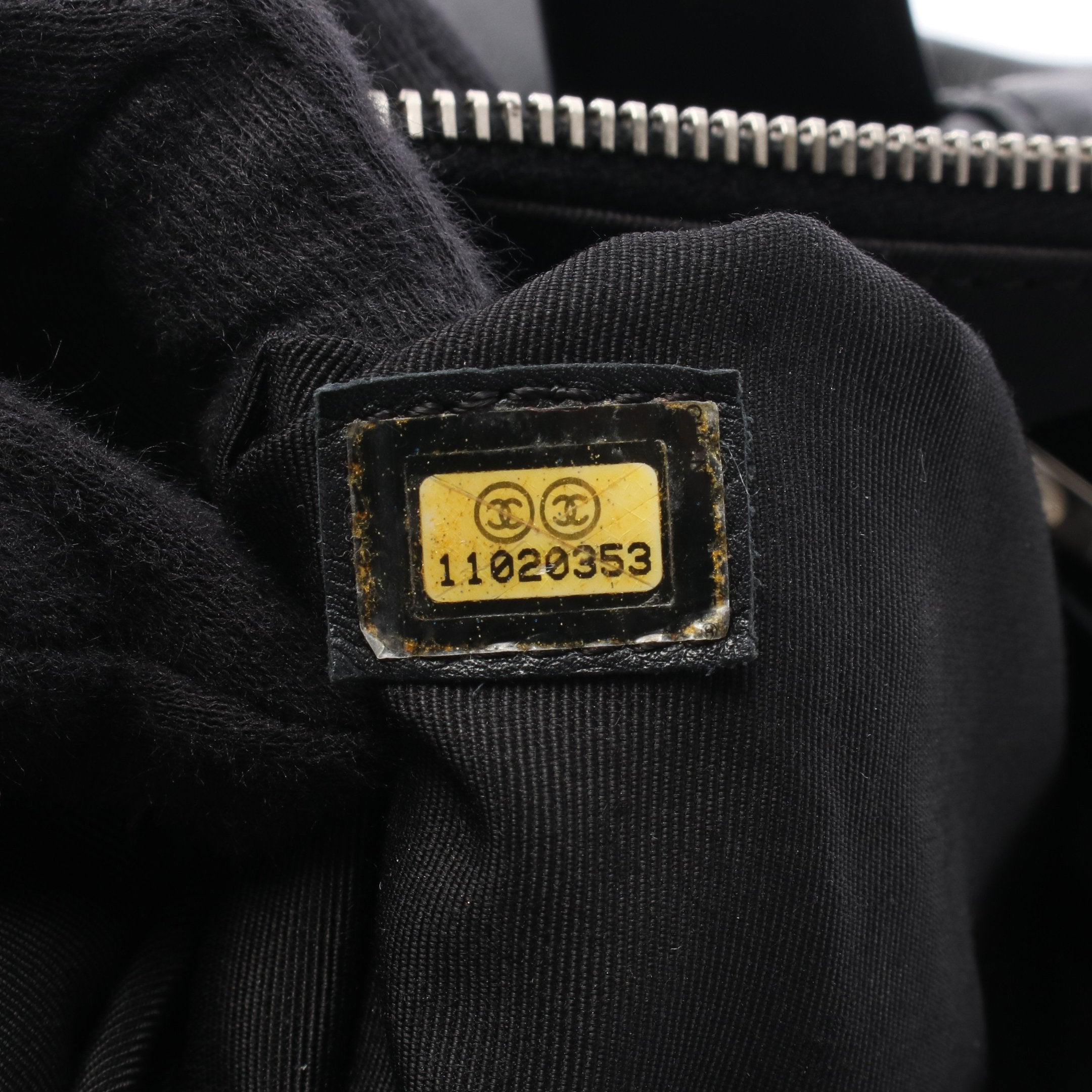 ココマーク ハンドバッグ トートバッグ レザー ブラック シルバー金具