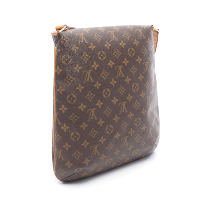 ミュゼット モノグラム ショルダーバッグ PVC レザー ブラウン ルイヴィトン バッグ LOUIS VUITTON
