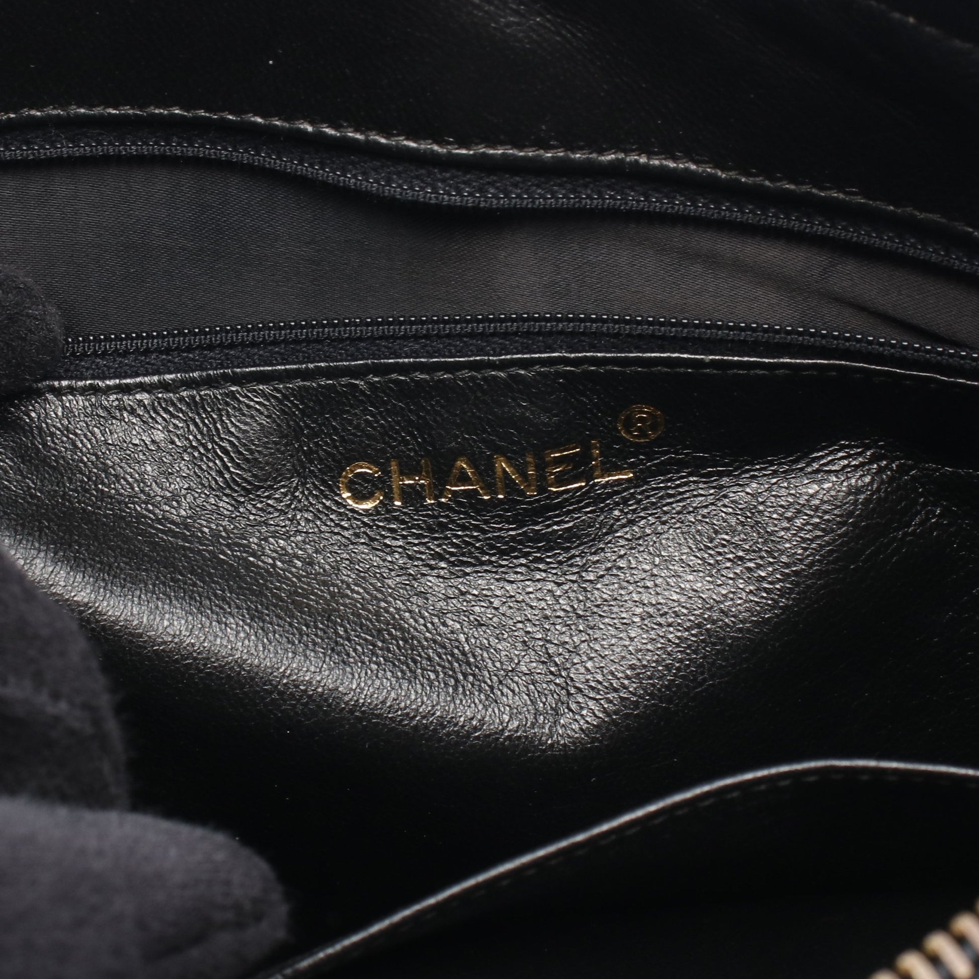 マトラッセ タッセル チェーンショルダーバッグ ラムスキン ブラック ゴールド金具 シャネル バッグ CHANEL