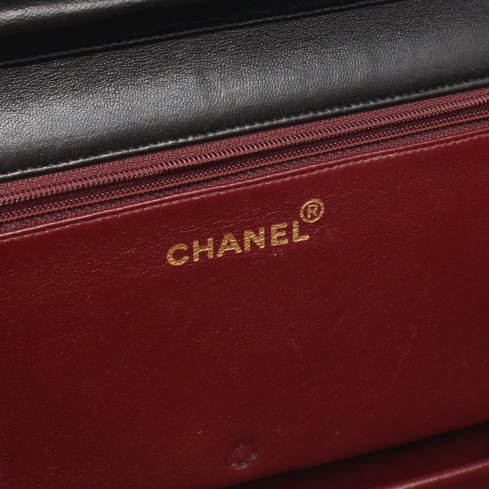 マトラッセ チェーンショルダーバッグ ラムスキン ブラック ゴールド金具 シャネル バッグ CHANEL