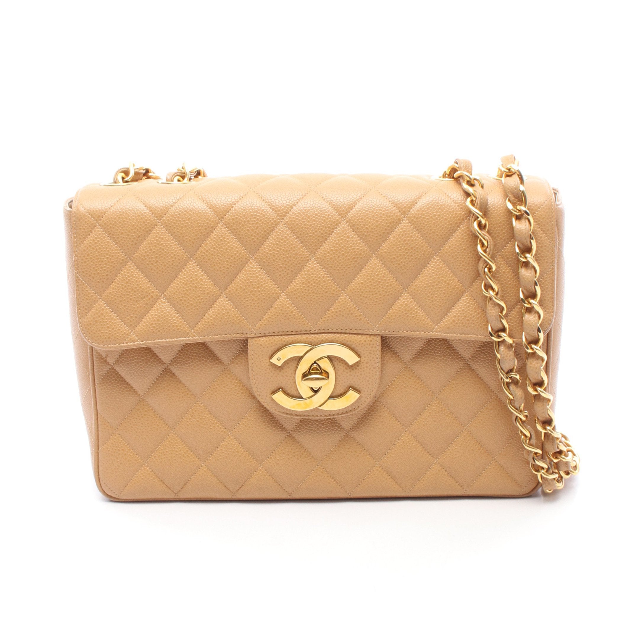 CHANEL デカ　マトラッセ　30cm ゴールド　ショルダー　ノベルティ デカマトラッセ30 シングルフラップ Wチェーンショルダーバッグ