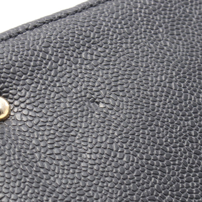ココマーク バニティ 2WAY ハンドバッグ キャビアスキン ブラック ゴールド金具 シャネル バッグ CHANEL