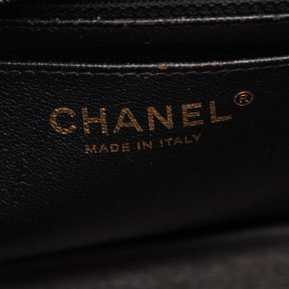 ミニマトラッセ チェーンショルダーバッグ キャビアスキン ブラック ゴールド金具 シャネル バッグ CHANEL