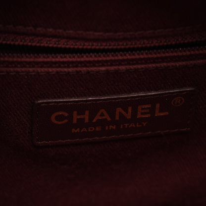 ココマーク 2WAY ショルダーバッグ レザー ブルー ゴールド金具 シャネル バッグ CHANEL