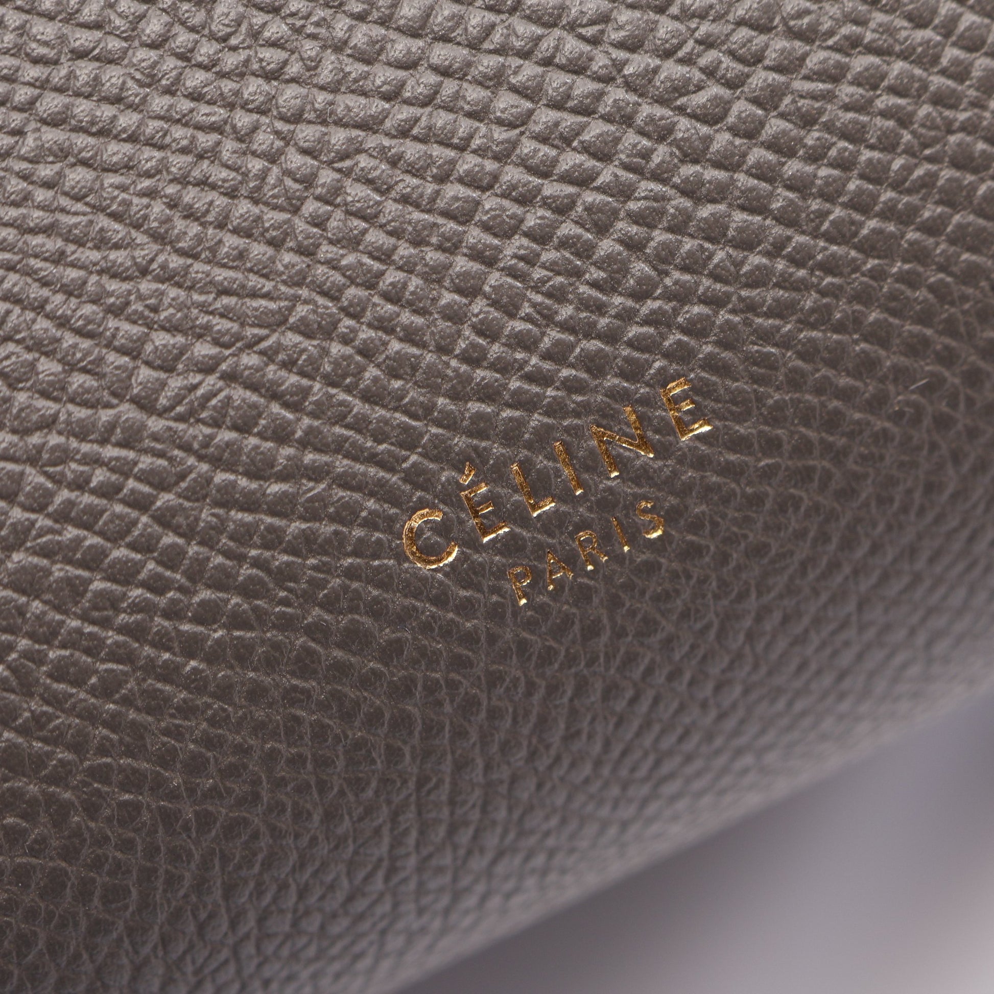 BELT BAG NANO ベルトバッグ ナノ 2WAY ハンドバッグ レザー グレー セリーヌ バッグ CELINE