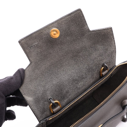 BELT BAG NANO ベルトバッグ ナノ 2WAY ハンドバッグ レザー グレー セリーヌ バッグ CELINE